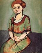 Henri Matisse Olga portrait oil on canvas